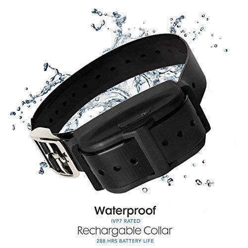 Sit Boo-Boo Electric Fence Advanced - Latest All Weather Pet Containment System - In Ground & Above Ground Installation - IPV7 Waterproof Collar for Pets Over 10lbs