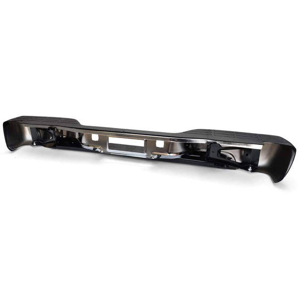 NEW Complete Chrome Rear Step Bumper Assembly For GMC Bumper SIERRA 1500 2000 01 02 03 04 05 06/1999-2006 CHEVY SILVERADO/Black OEM GM1103122