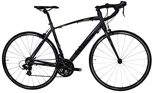 Tommaso Fascino - Sport Performance Aluminum Road Bike, Shimano Tourney, 21 Speeds - Black/Yellow - Large