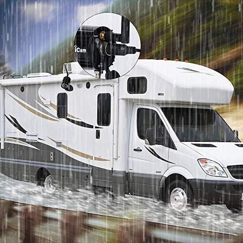 EsiCam Battery Backup Camera Wireless for Smart Phone Versatile Used for RV Travel Trailer Hitch Tow Truck Home Security Baby Monitor Creative All in One Camera with Flash and Battery-EH05