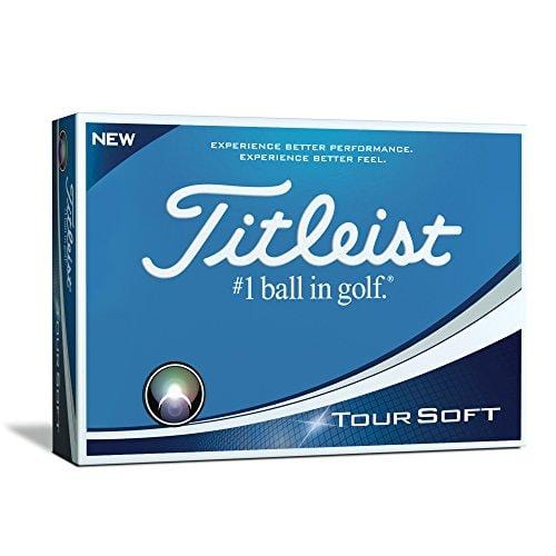 Titleist Tour Soft Golf Balls, White (One Dozen)