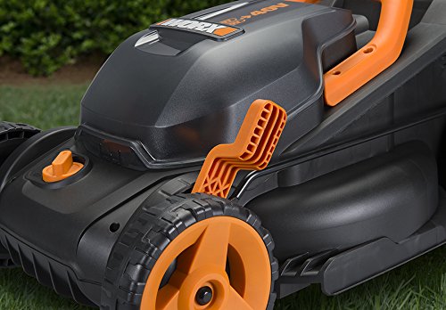 WORX WG779 40V Power Share 4.0 Ah 14" Lawn Mower w/ Mulching & Intellicut (2x20V Batteries)
