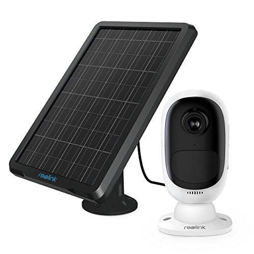 Reolink Argus 2+Solar Panel | Wireless Rechargeable Battery-Powered Security Camera for Outdoor Home Surveillance, 1080p HD 2-Way Audio Starlight Night Vision with PIR Motion Sensor SD Card Slot