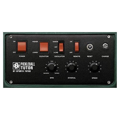 OnCourtOffCourt Pickleball Tutor Plus - Includes 2-Line Oscillation, Electronic Elevation, and Remote