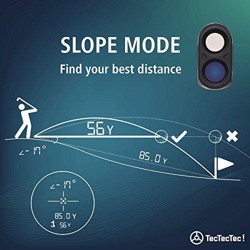 TecTecTec Laser Golf Rangefinder VPRO500S Slope with Battery