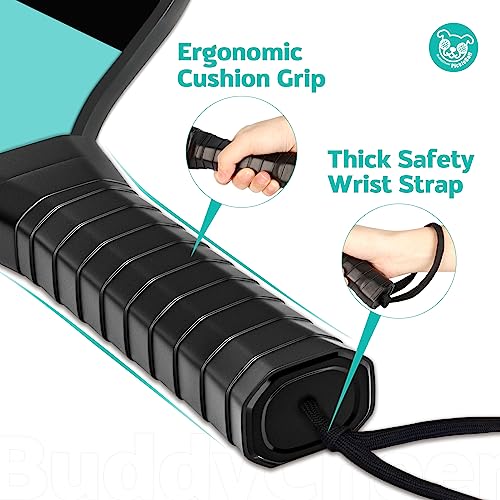 Pickleball Paddle, Blue Pickleball Racket, Premium Wood, Ergonomic Cushion Grip, Pickleball Gifts for Women & Men, Pickle-Ball Equipment