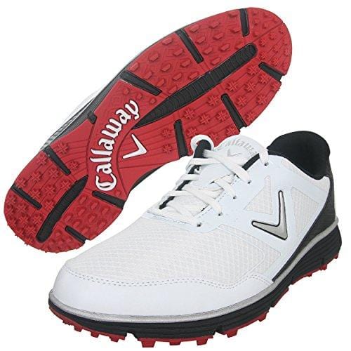 Callaway Men's Balboa Vent Golf Shoe, White/Black, 11 W US [product _type] Callaway - Ultra Pickleball - The Pickleball Paddle MegaStore