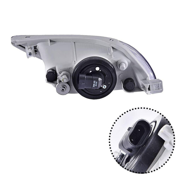 shamoluotuo Clear Fog Lights Kit for 2002-2004 Toyota Camry/2005-2008 Corolla w/ Chrome Cover Black Bezel Wiring Switch Bulbs Left & Right Bumper Driving Assembly Lamps OEM Requirements (White)