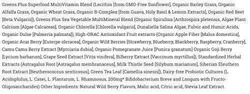 Greens+ Advanced Multi Wild Berry Superfood | Essential Blend of Raw Green Foods, Superfruits and Sea Vegetables Powder | Vegan | Dietary Supplement | Non - GMO, Soy Dairy & Gluten-Free | Size 9.4oz