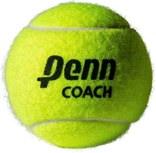 Penn Coach Pressurized Tennis Balls - Regular Duty Felt Practice & Training Tennis Balls - 12 Cans, 36 Balls