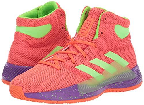 adidas Unisex Pro Bounce Madness 2019, True Orange/Solar Green/Shock red, 3.5 M US Big Kid