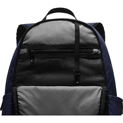 Nike Brasilia Training Backpack, Extra Large Backpack Built for Secure Storage with a Durable Design, Midnight Navy/Black/White