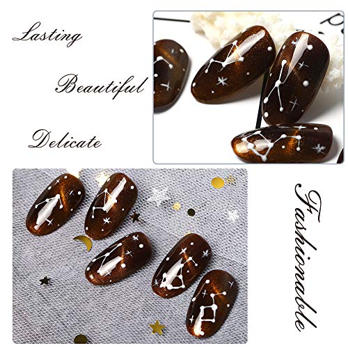 COSCELIA 6 Colors Drawing Gel Nail Polish Painting Brush Soak off Nail Art Gel Paint Drawing Line