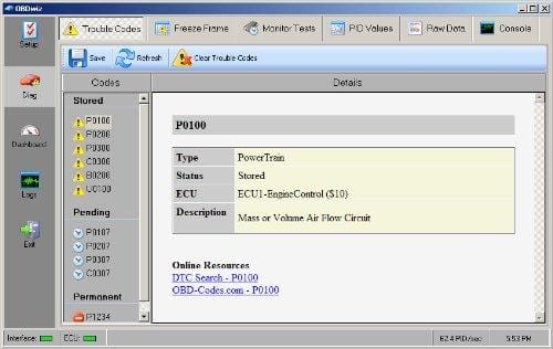 ScanTool OBDLink SX USB: Professional Grade OBD-II Automotive Scan Tool for Windows - DIY Car and Truck Data and Diagnostics