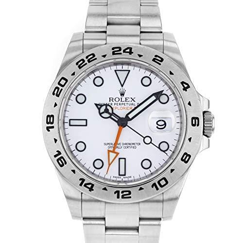 Rolex Explorer II White Dial Stainless Steel Oyster Bracelet Automatic Men's Watch 216570WSO