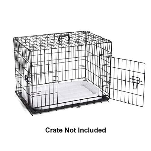 AmazonBasics Padded Pet Bolster Bed - 22 x 15 inches