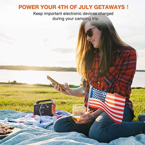 Jackery Portable Power Station Explorer 160, 167Wh Solar Generator Lithium Battery Backup Power Supply with 110V/100W(Peak 150W) AC Outlet for Outdoors Camping Fishing Emergency