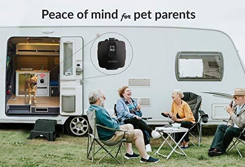 RV PetSafety | Pet Monitor 4G Powered by Verizon Cellular - No WiFi Needed - Pet Environment Temperature & Humidity Monitor - 24/7 Alerts - Built with Digital Display & GPS Tracking