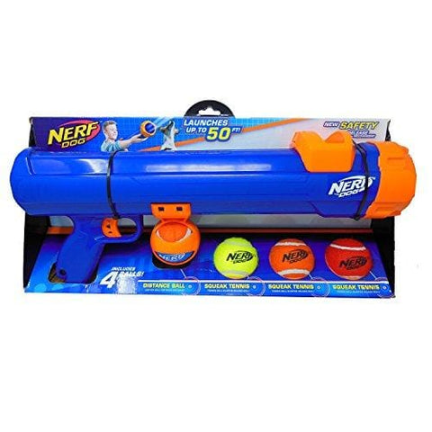 Nerf Dog 20inch Tennis Ball Blaster Gift Set with 4 Tennis Balls