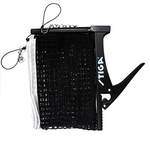 STIGA Premium Clipper 72” Regulation Table Tennis Net and Post Set with Easy Set Up and Spring Activated Clip