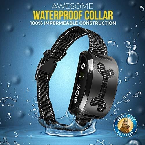 Bark Collar 2 Pack [Upgraded] | Anti-Barking Collar | Smart Chip | Beeps/Vibration/Shock Mode | For Small Medium and Large Dogs All Breeds Over 6 Lbs