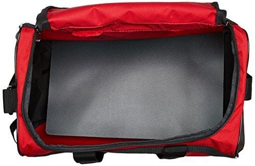 adidas Diablo Small Duffel Bag, Scarlet/Black/White, 11 x 18.5 x 10-Inch