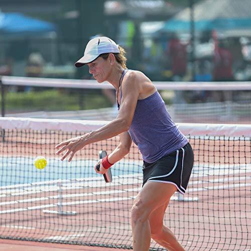 SHOWPIN Pickleball Balls Outdoor Pickleball Balls with 40 Holes, Orange (Outdoor 6 Pack)