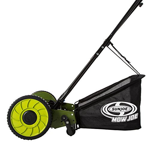 Snow Joe MJ500M 16 inch Manual Reel Mower w/Grass Catcher