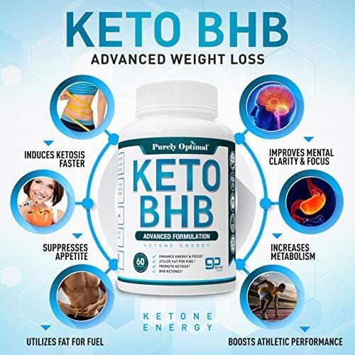 Premium Keto Diet Pills - Utilize Fat for Energy with Ketosis - Boost Energy & Focus, Manage Cravings, Support Metabolism - goBHB Ketogenic Supplements for Women and Men - 30 Day Supply