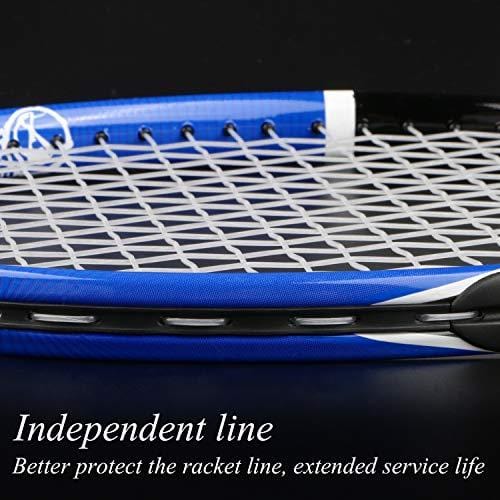 Fostoy Junior Tennis Racket, Tennis Racquet Kids Racket with Storage Bag Perfect for Boys&Girls Sports Training(19.7in) (red)