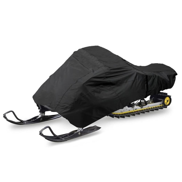 Pyle PCVSNM12 - Universal Snowmobile Cover Fabric - Heavy Duty, Dual Air Vents, Non-scratch Hood Liner & Elastic Cord -Tight Custom Fit, Waterproof Marine Grade Protection Against Sun Damage