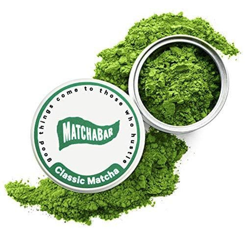 MatchaBar Matcha Green Tea Powder | Ceremonial Grade Japanese Green Tea with Organic Caffeine & Antioxidants | For Sipping or Latte | 30g (1oz) Starter Tin