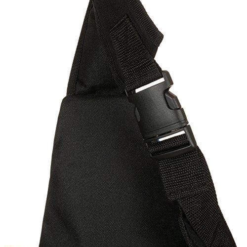 Pickleball Fanatic Sling Bag with Pockets for Paddles, Balls, Gear, and Water Bottle (Gray/Black)