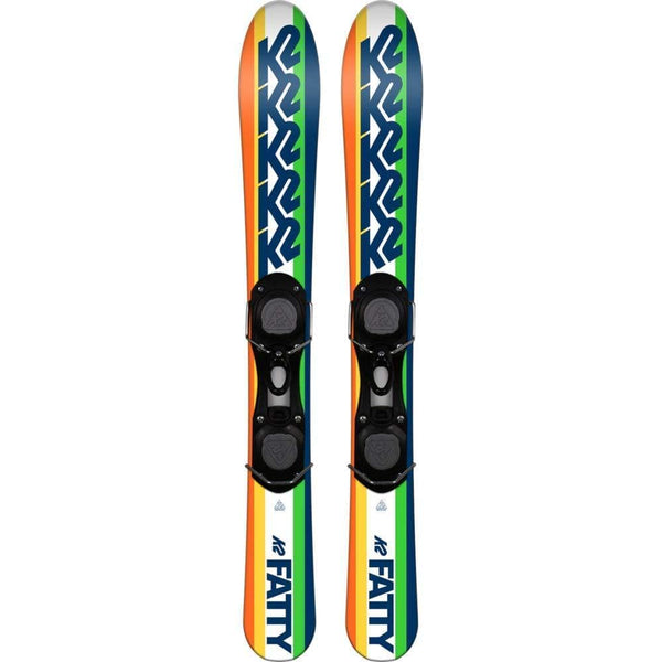 K2 Fatty Rocker Skiboards Snowblades 88cm with Ski Boot Bindings 2019