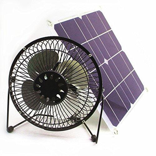 solar fan 10w 6 inch Fan Powered Ventilation Caravan Camping Home Office Outdoor Traveling Fishing by Solar Fan