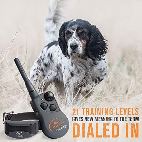 SportDOG Brand SD-825X SportHunter 825X Remote Trainer - Rechargeable Dog Training Collar with Shock, Vibrate, and Tone - 1/2 Mile Range, gray, Â½ Mile Range - 3 Dog Expandability