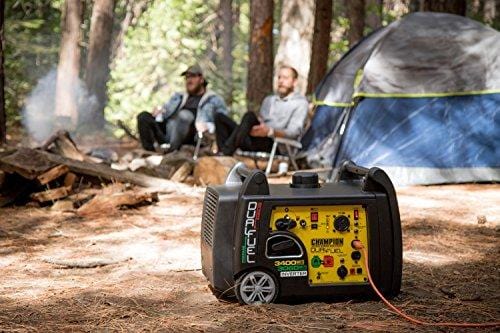 Champion 3400-Watt Dual Fuel RV Ready Portable Inverter Generator with Electric Start