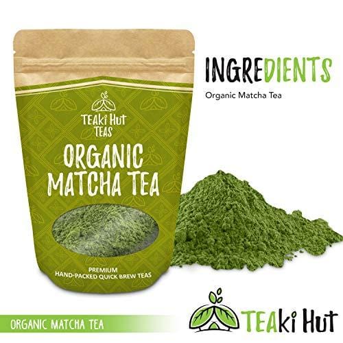 Organic Matcha Green Tea Powder Culinary Grade 2 oz (50 Servings) - Excellent Weight Loss Benefits - More Antioxidants than Green Tea Bags- Great for making Matcha Tea, smoothies or Lattes