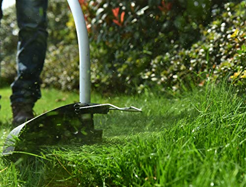 PowerSmart PS8212 7.2 Amp 14-inch Corded String Trimmer, red, Black