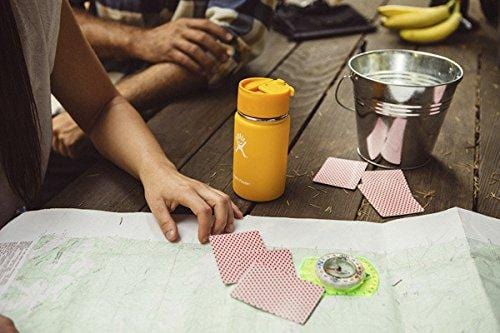 Hydro Flask Wide Mouth BPA Free Travel Mug Hydro Flip Lid, Black