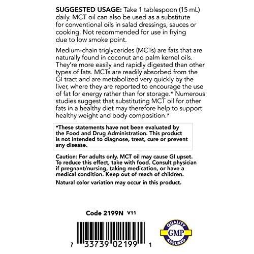 NOW Sports Nutrition, MCT (Medium-chain triglycerides)Oil, Liquid, 32-Ounce