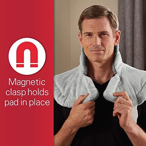 Sunbeam Heating Pad for Neck & Shoulder Pain Relief | Standard Size Renue, 4 Heat Settings with Auto-Off | Grey, 22-Inch x 19-Inch