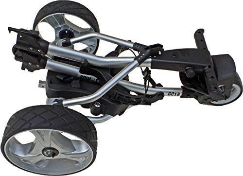 Spin It Golf Products GC1R Easy Trek Remote Controlled Electric Golf Cart, Silver