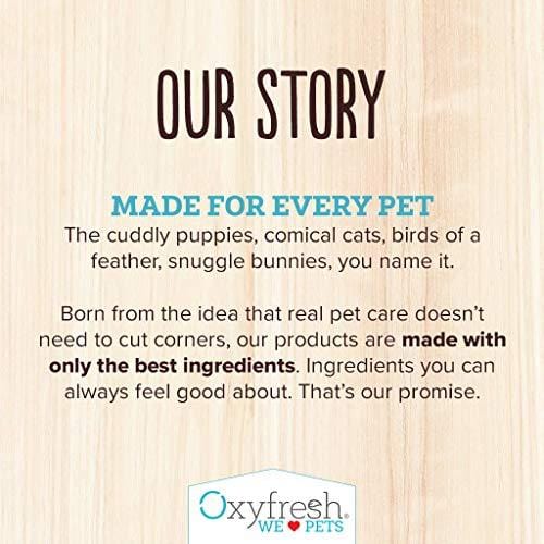 Oxyfresh Premium Pet Dental Care Solution (16oz): Best Way To Eliminate Bad Dog Breath & Cat Breath - Fights Tartar, Plaque & Gum Disease! - So easy, just add to water! Vet Recommended!