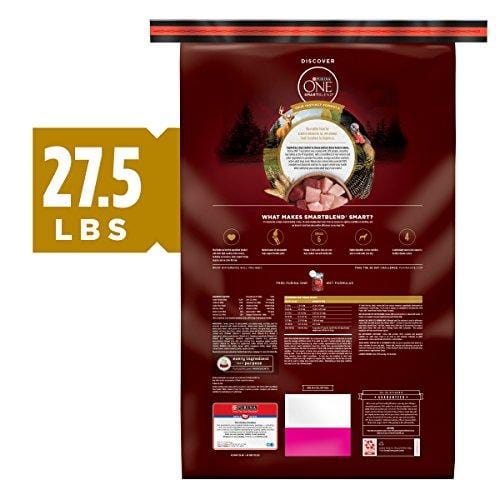 Purina ONE High Protein Natural Dry Dog Food; SmartBlend True Instinct With Real Turkey & Venison - 27.5 lb. Bag