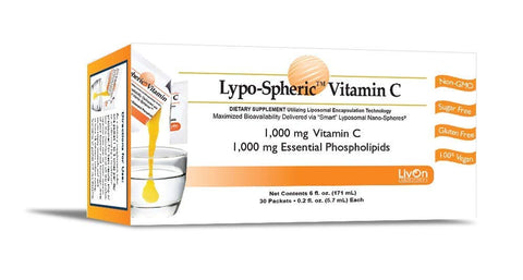 Lypo-Spheric Vitamin C, 1,000 mg Vitamin C Per Packet, 30 Count