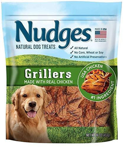 Nudges Chicken Grillers Dog Treats, 16 oz