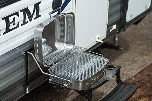 Faulkner 51323 Stainless Steel Barbecue Grille with Disposable Bottle Adapter