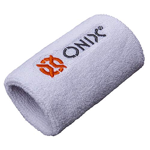 Onix Pickleball Sweat Absorption Wristband — White