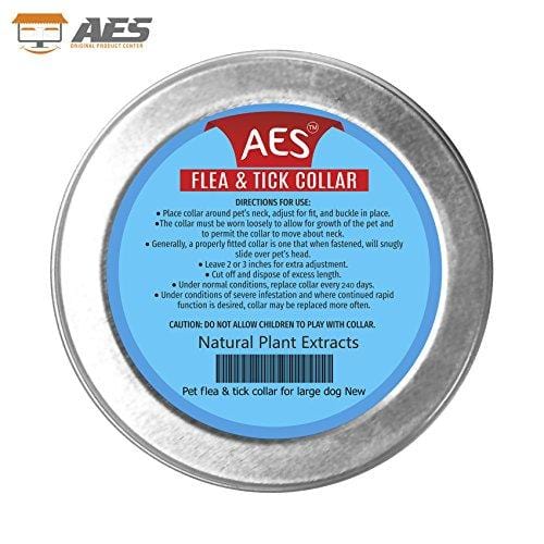 Flea and Tick Collar for dogs - Prevention Essential Oil for Pets / Control 8 month protection feature